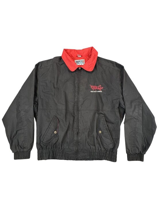 Turning Point Other - Vintage Turning Point Grasshopper Your Next Mower Jacket Size XL Black Red Pocke